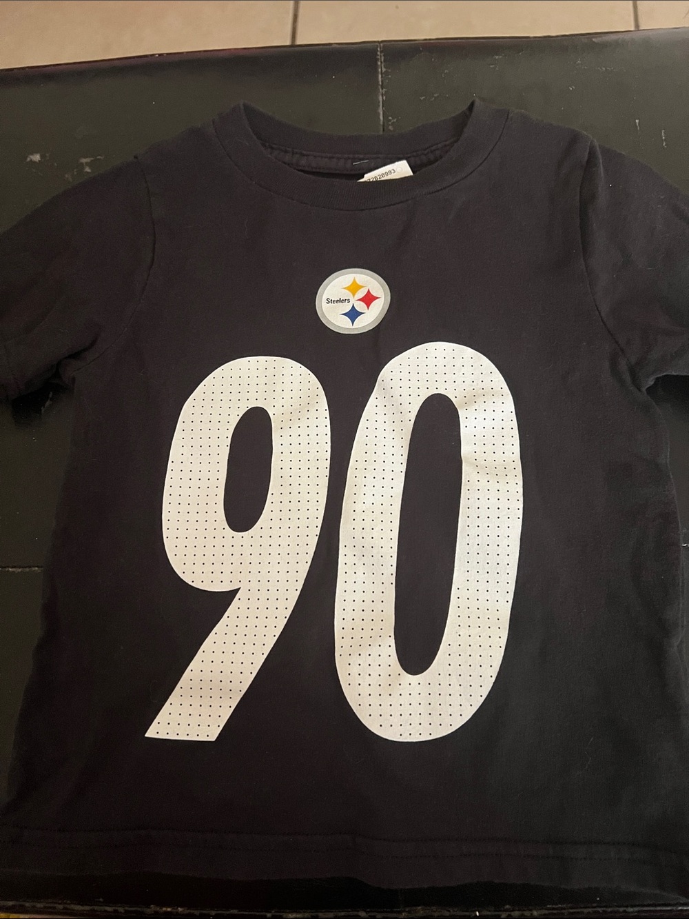 Kids' Black #90 Graphic Tee
